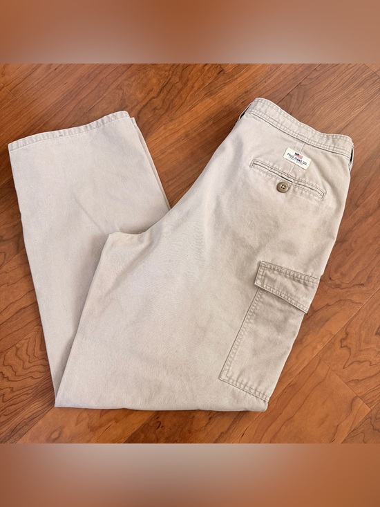 Polo Ralph Lauren Other - Vintage Polo Jeans Co. Ralph Lauren Y2K Baggy Khaki Cargo Pants 36x32 Cotton